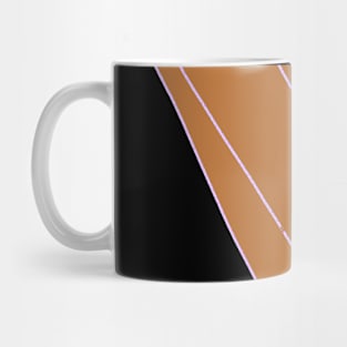 black and brown Mug